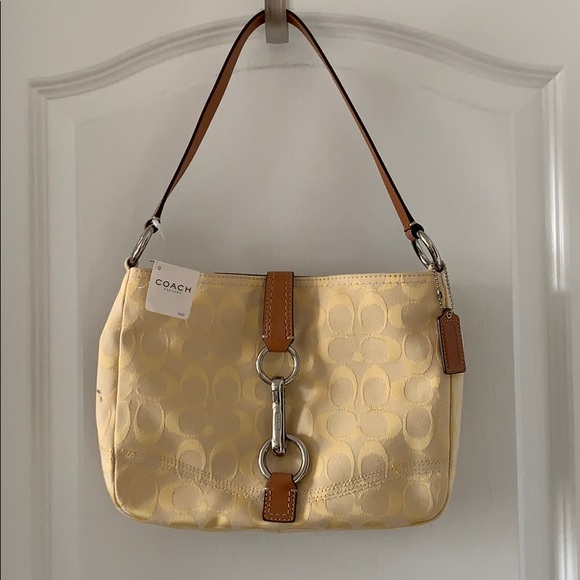 COACH Factory Yellow Purse New With Tags - Picture 1 of 9